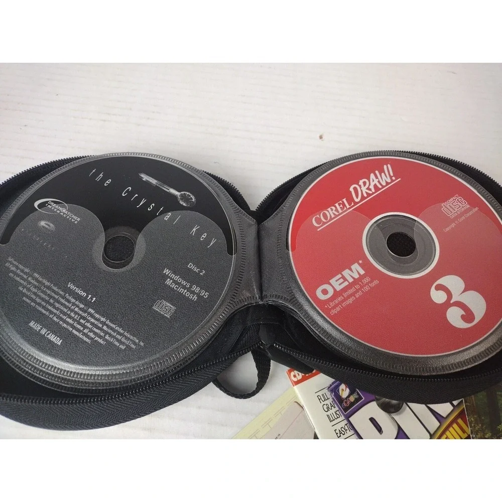 VTG Computer Games/Educational CD-ROM Lot (20) Designer, Crystal Key, Ect...